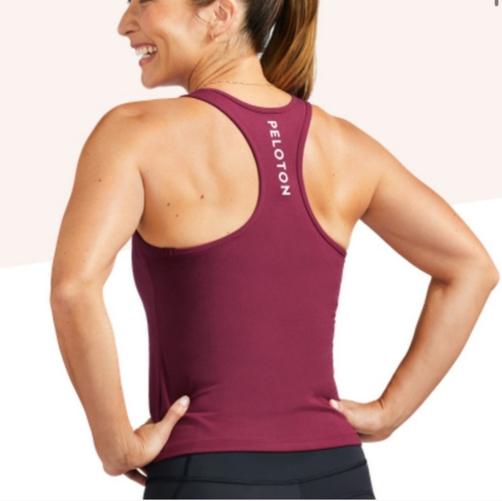 Peloton Cadence Croped Racer Tank